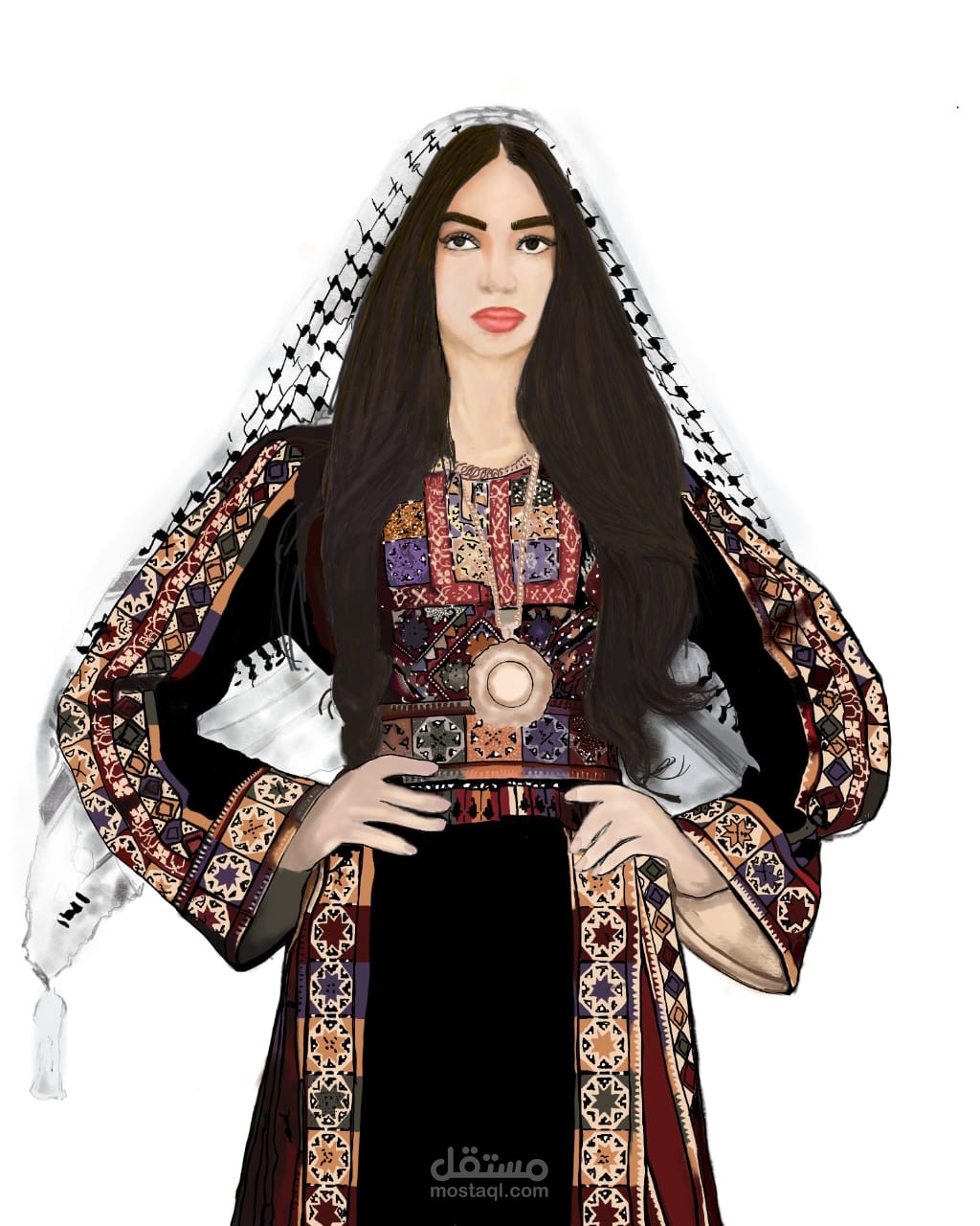 امرأة فلسطينية