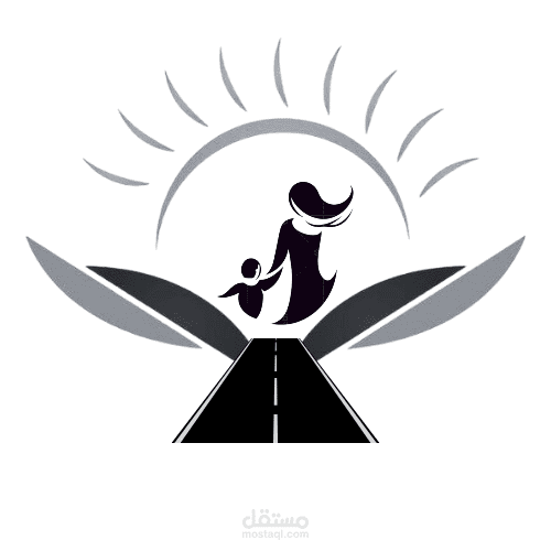 Logo of mom and son