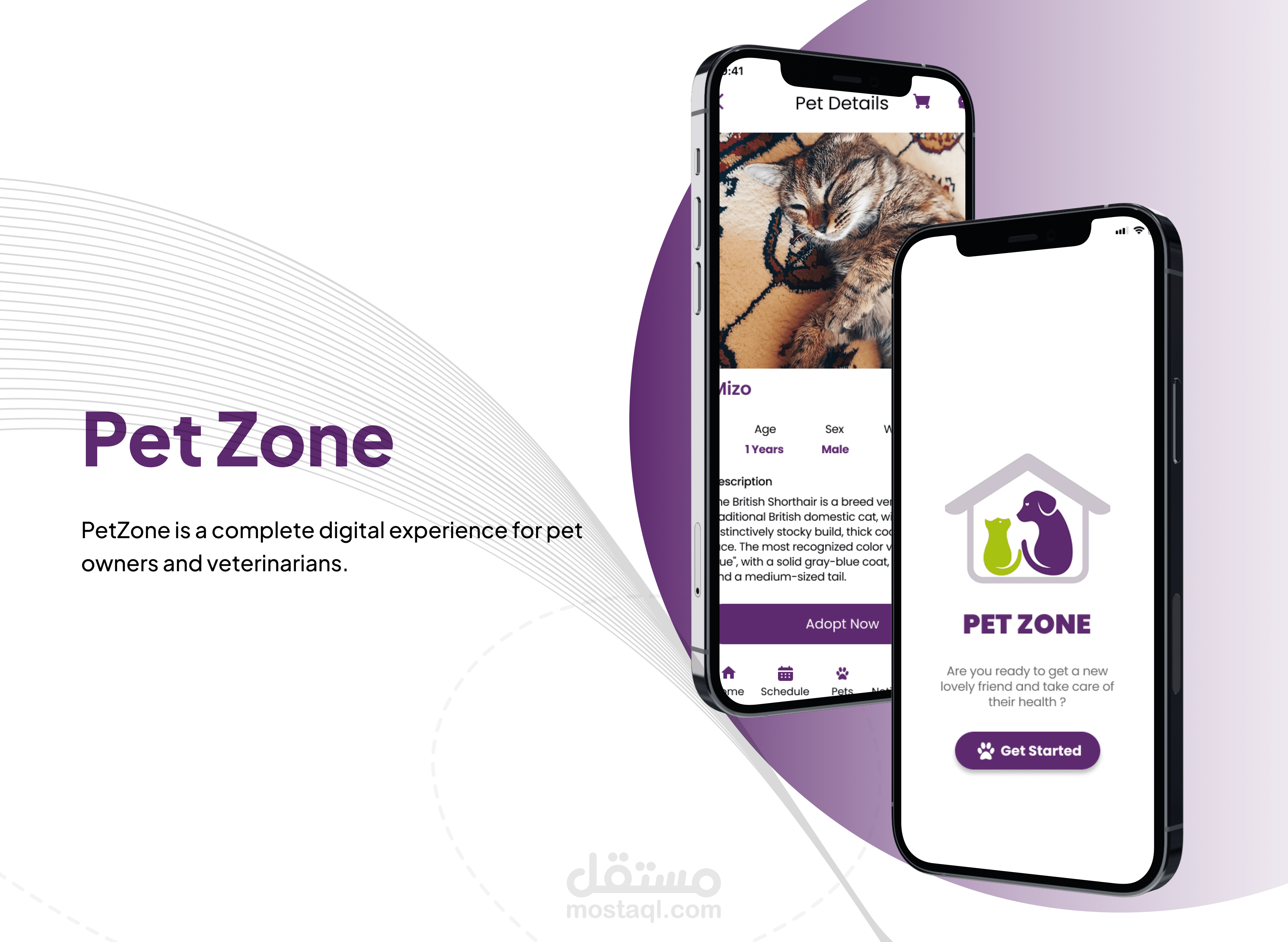 PetZone Mobile App – Vet Appointments, Adoption, & More