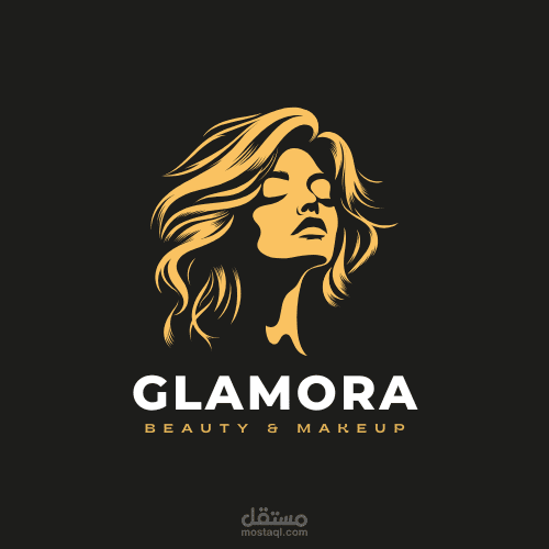 لوجو لمركز تجميل glamora
