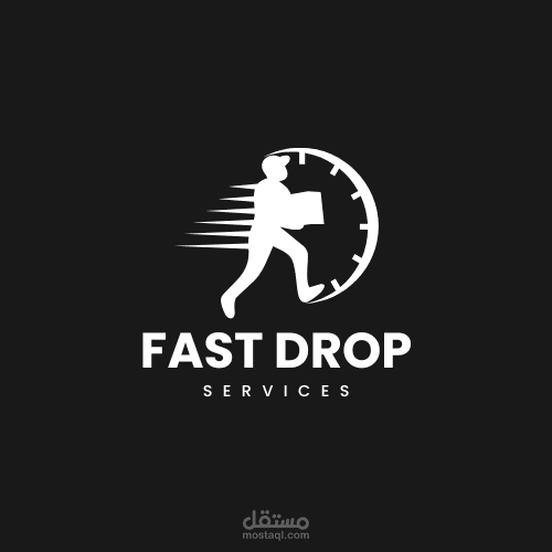 لوجو لمشروع fast drop