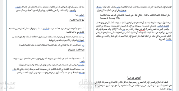 تلخيص فصل من رسالة ماجستير بطريقة أكاديمية منظمة