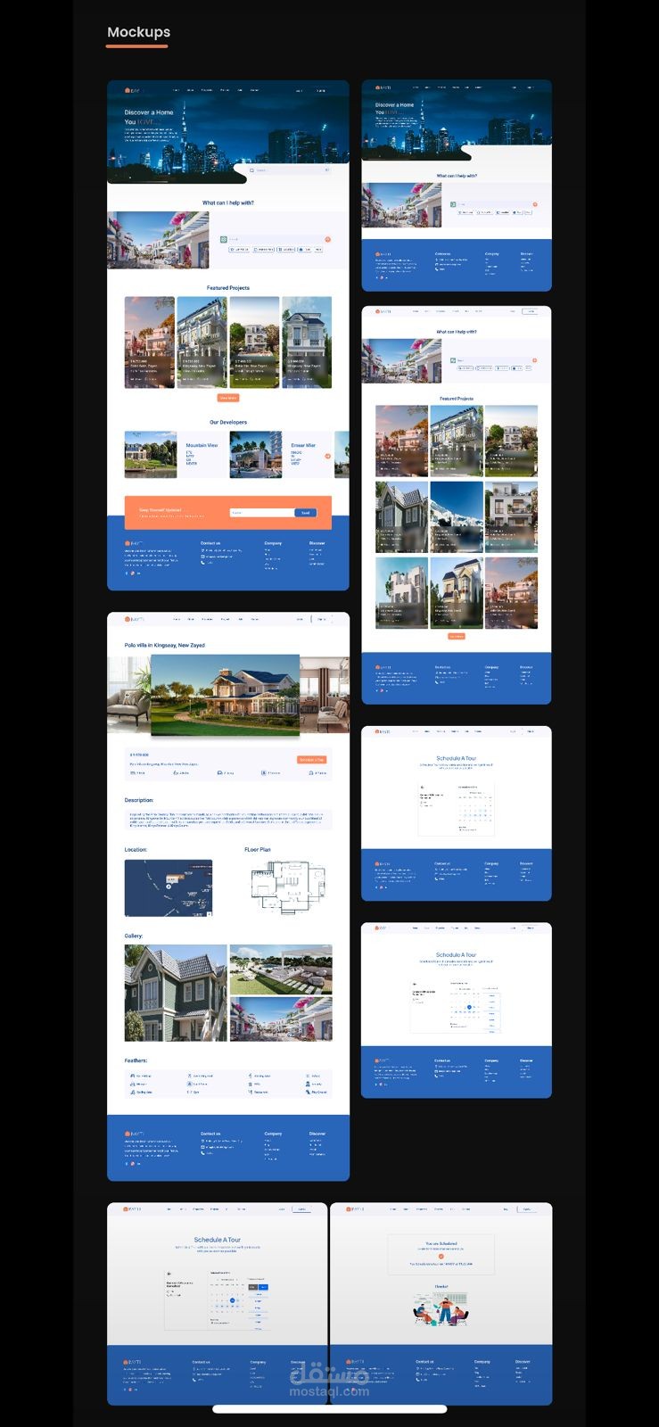 UX/UI DESIGN - DIGITAL AGENCY WEBSITE - WIX WEBSITE