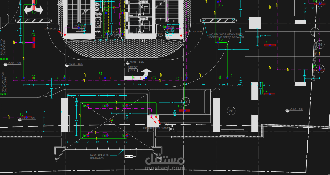 Shop Drawing for a Mall