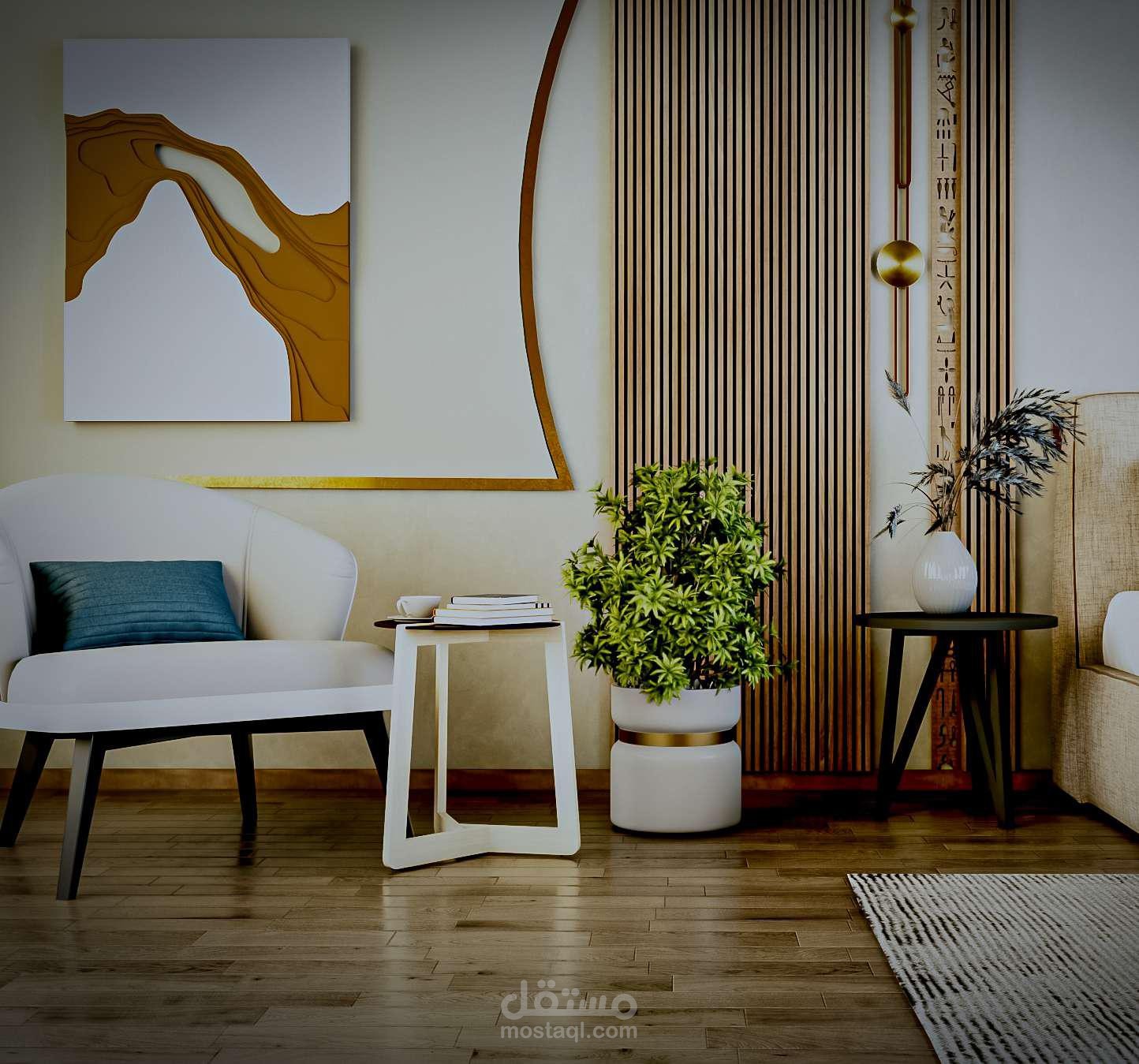modern  hotel suite