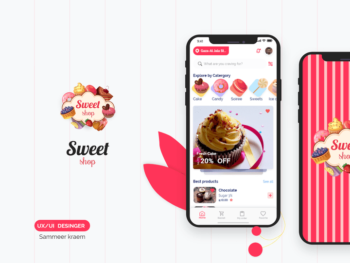 UX/UI E-commerce sweet app