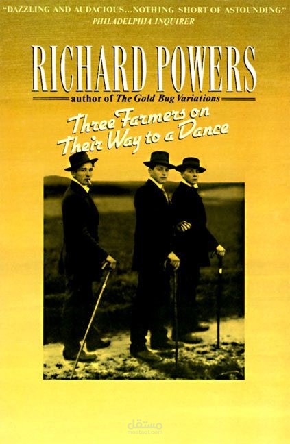 Three Farmers on Their Way to a Dance by Richard Powers