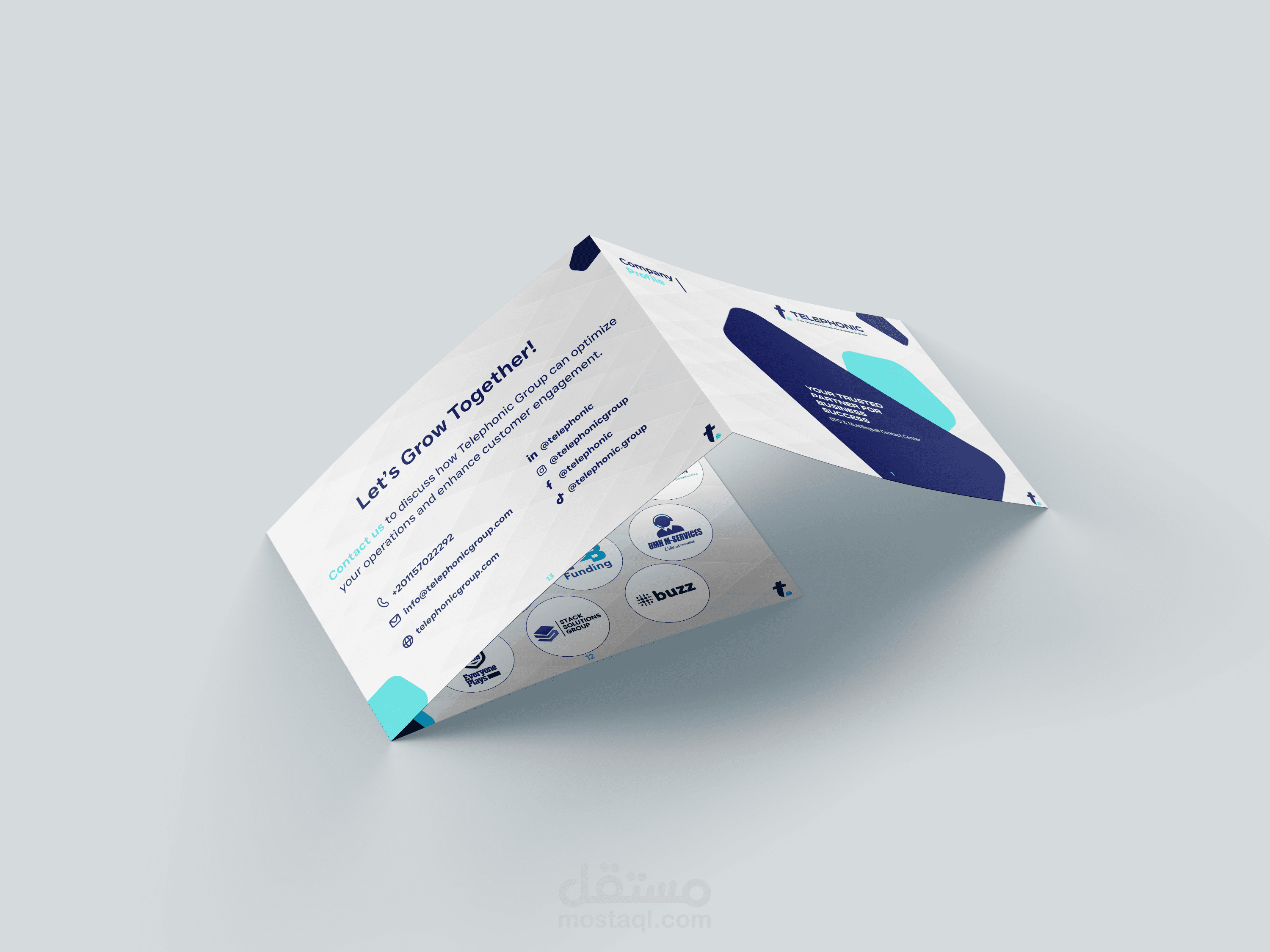 Corporate Profile Design – Telephonic Group