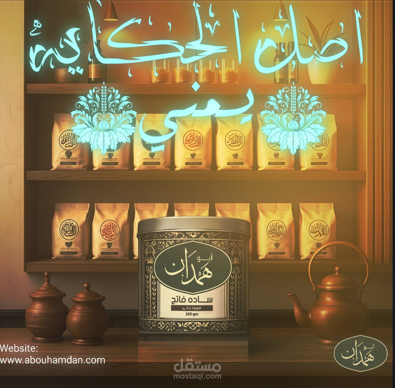 بانر اعلان قهوه فاخر