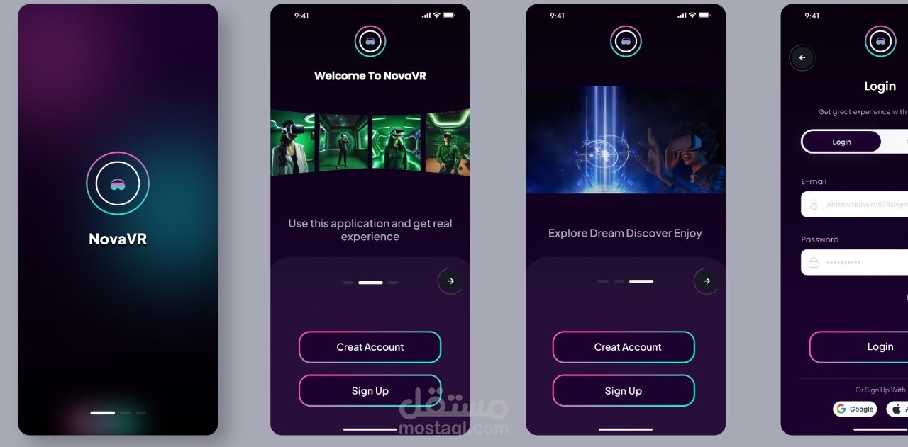 App for VR shop