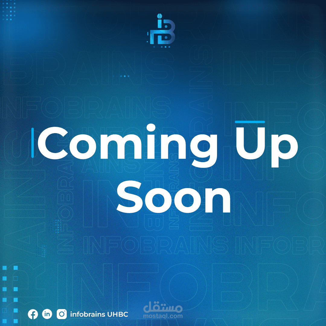 social media post for infobrains club