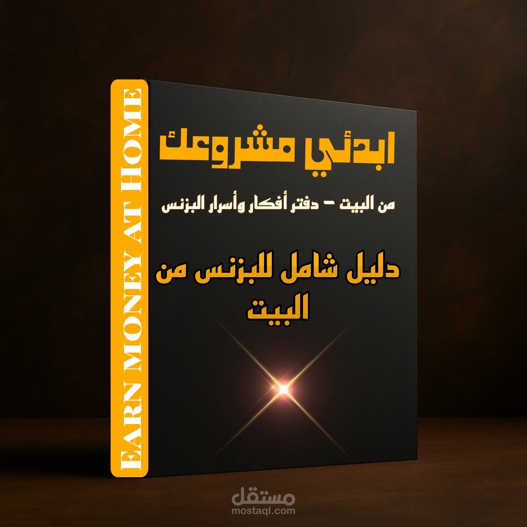 مشروعك من البيت – دفتر أفكار وأسرار الربح