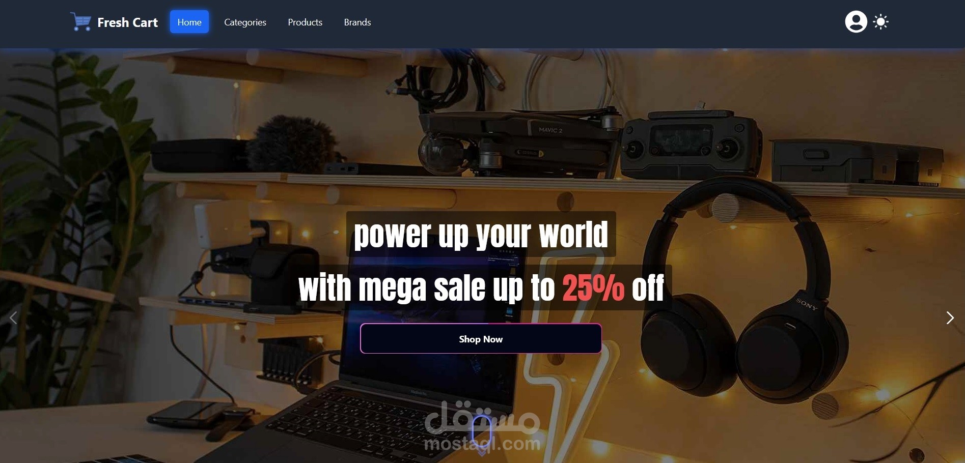 Fresh Cart – منصة تسوّق إلكتروني بتجربة استخدام سلسة
