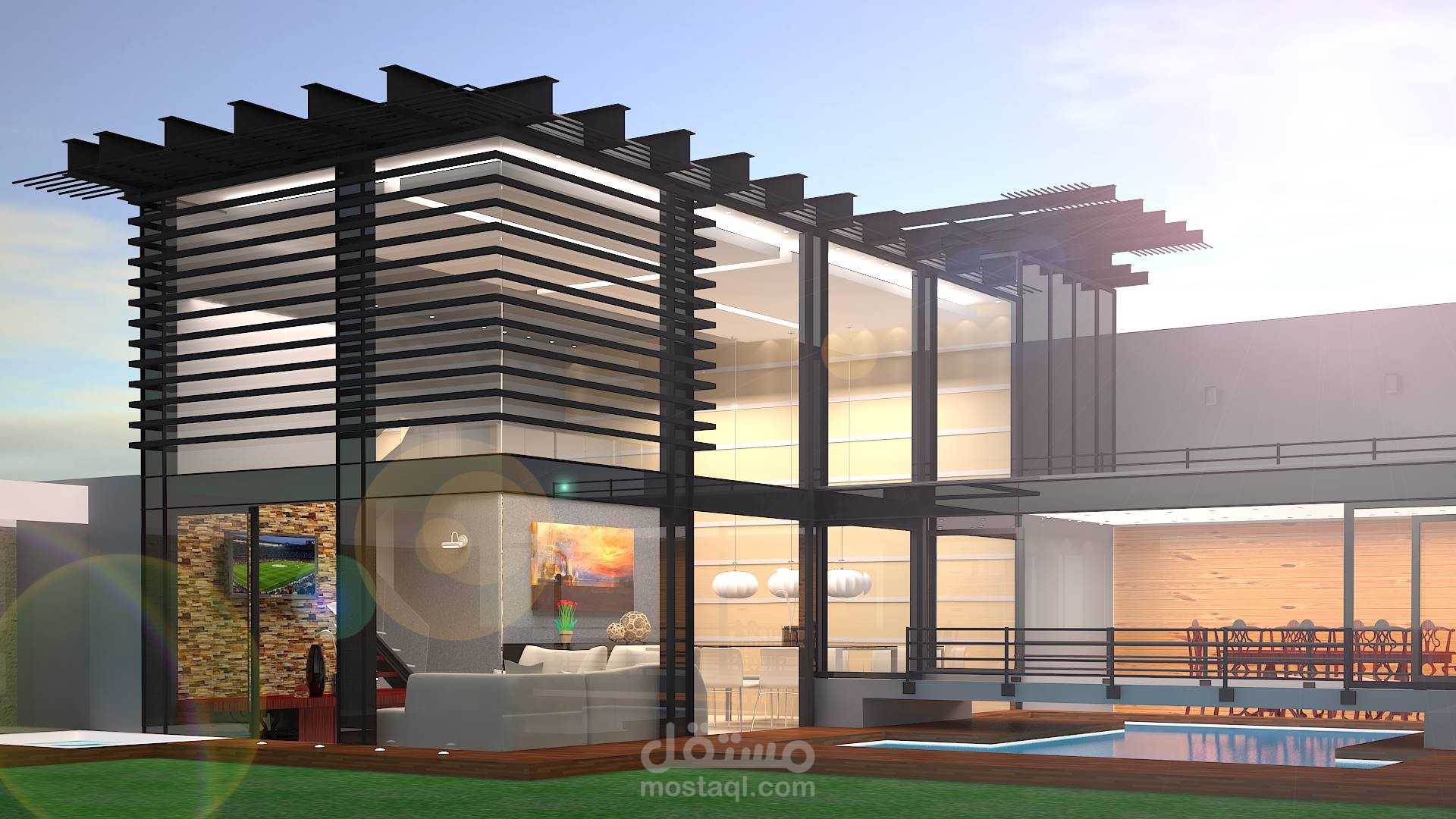 مشروع صغير 3dmax
