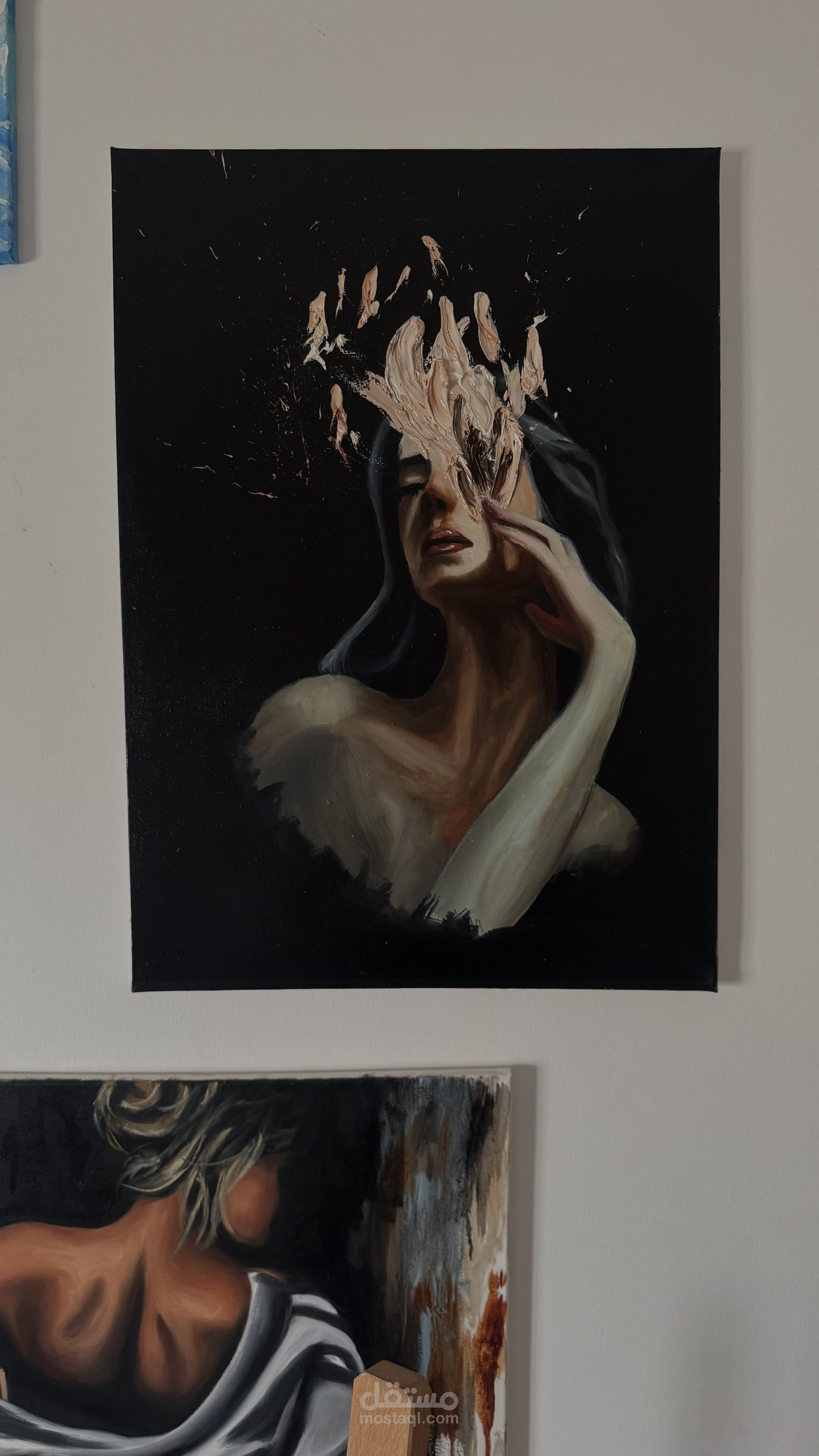 رسم لوح زيتيه