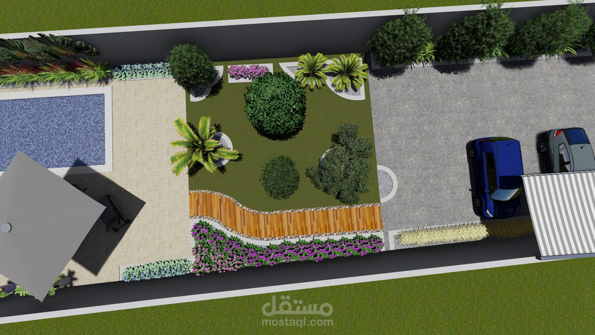 مشروع حديقة خاصة – بجزيرة جربة تونس