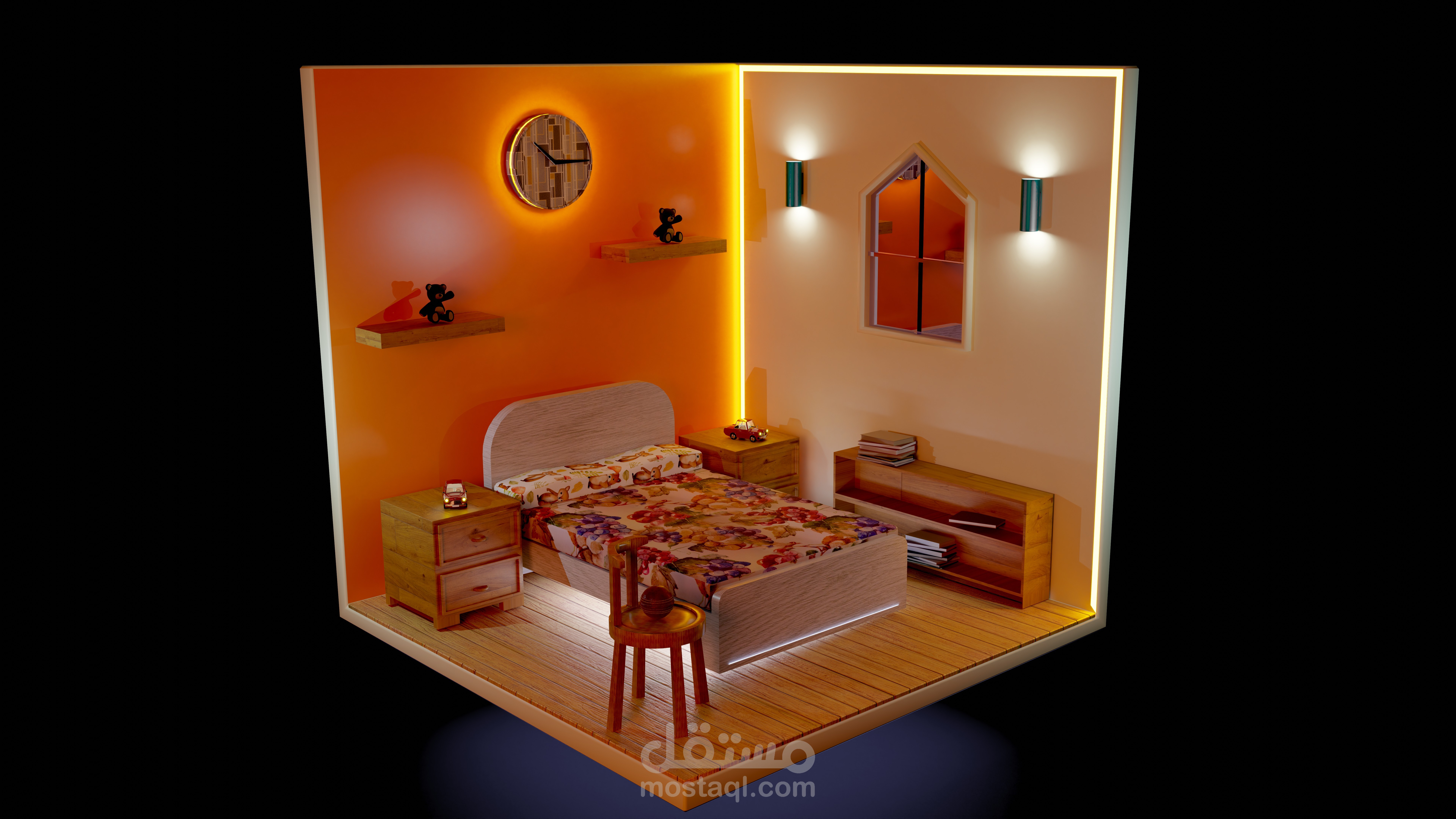 Low poly Room