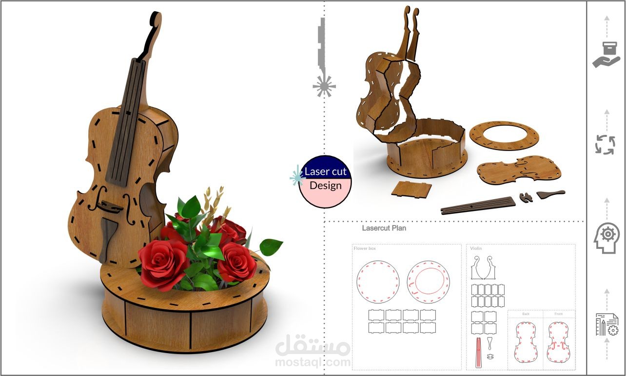 Laser craft design
