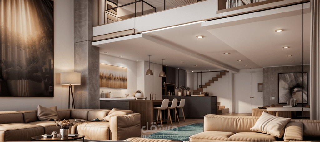 تصميم داخلي لفيلا سكنية