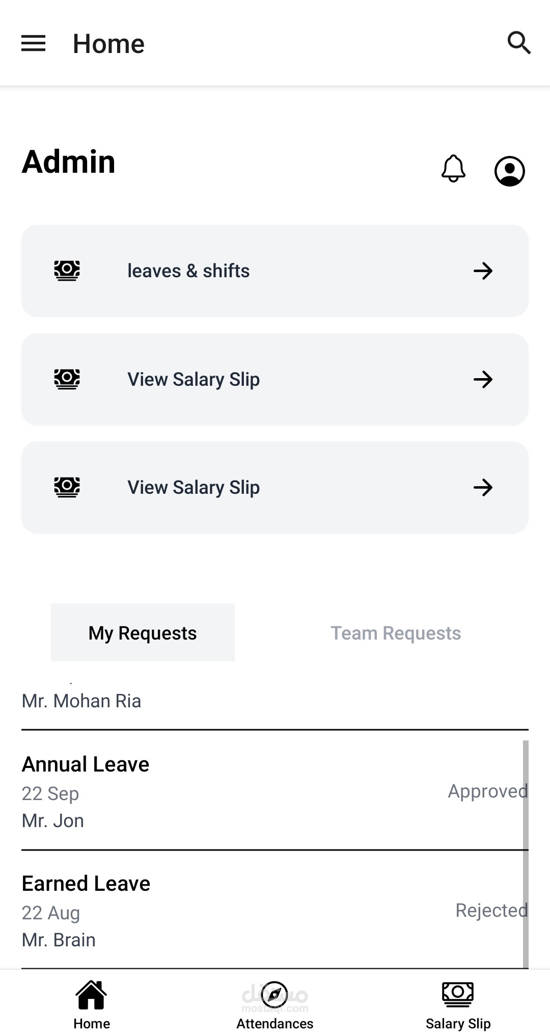Mobile HR App Integration (React Native + Frappe HRMS)s