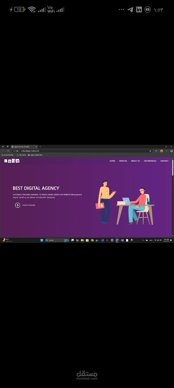 Simple static web