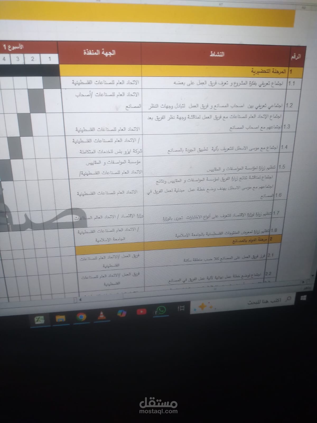 اعداد خطط العمل والخطط الاستراتيجية