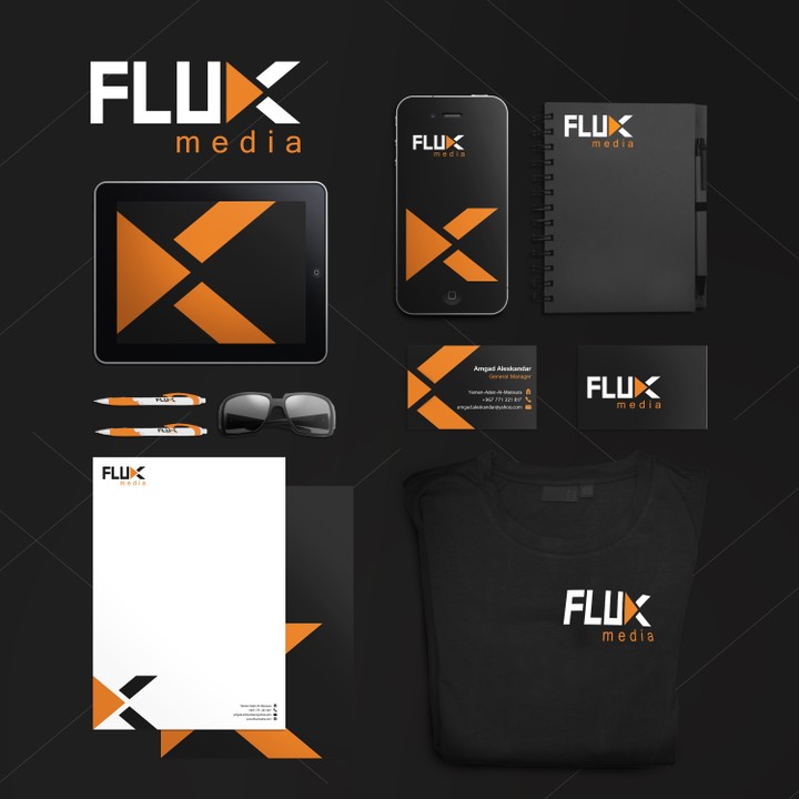 FLUX MEDIA - brand identity