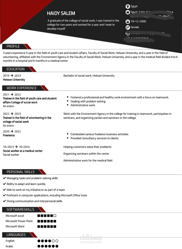 CV ENGLISH