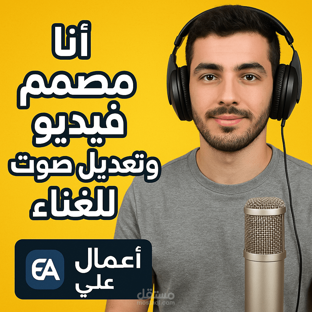 مصمم فيديو تعديل صوت للغناء