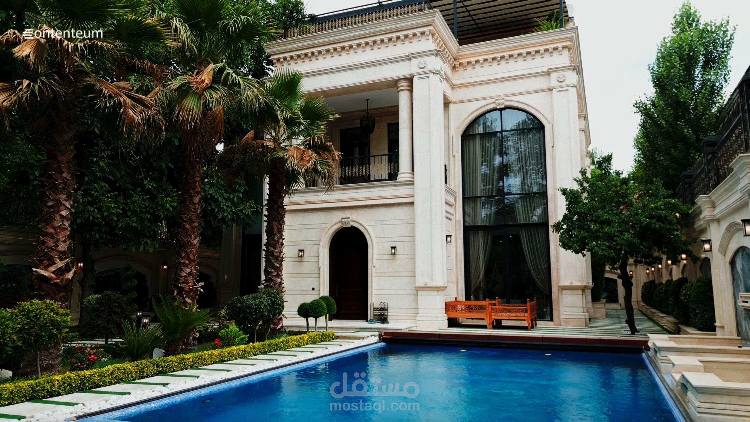 إنتاج فيديو ترويجي راقٍ لفيلا سكنية