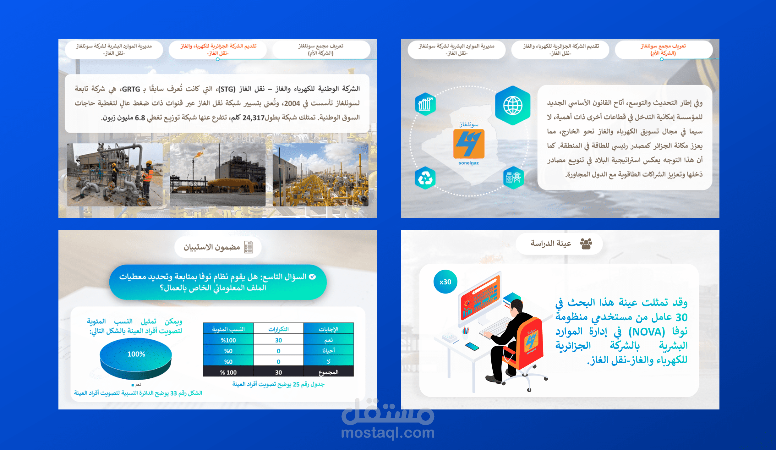 عرض تقديمي في بوربوينت لتخرج ليسانس جامعي باللغة العربية