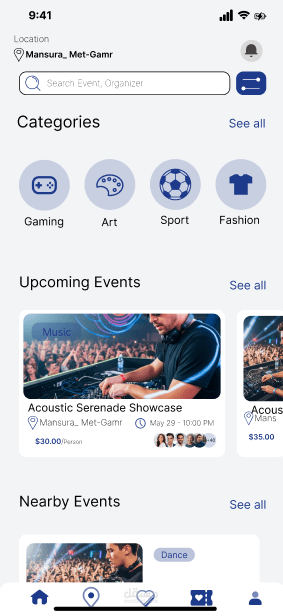 Event Booking App(Eventra)