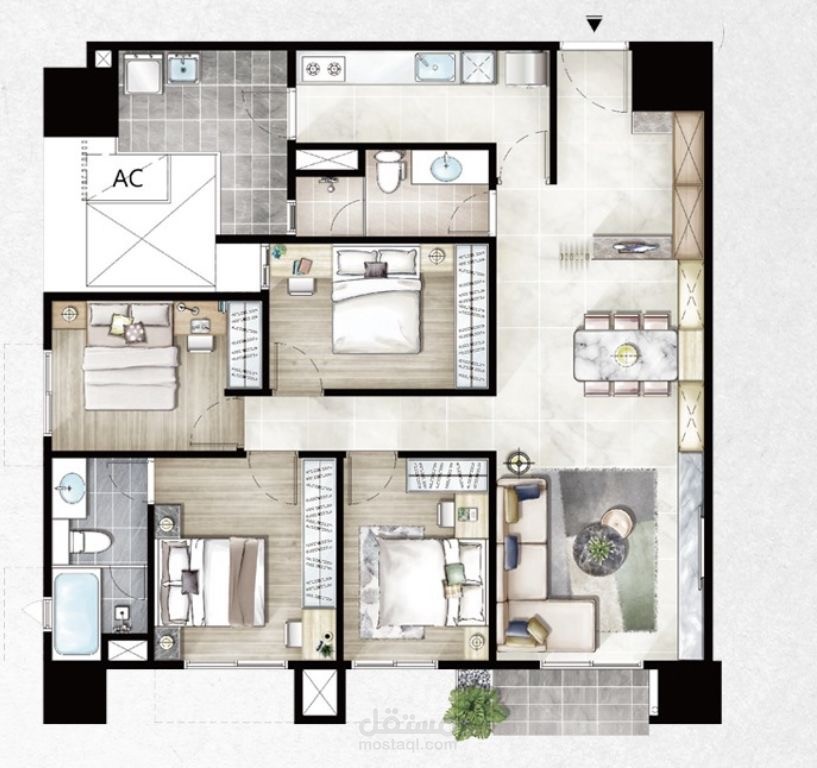 تصميم معمارية للخرائط بالفوتوشوب