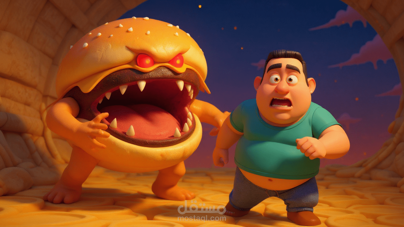 فديو اعلان 3d animation لعيادة دكتورة تغذية