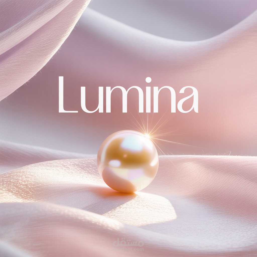 تصميم هوية بصرية متكاملة لعلامة Lumina الفاخرة للعناية بالبشرة
