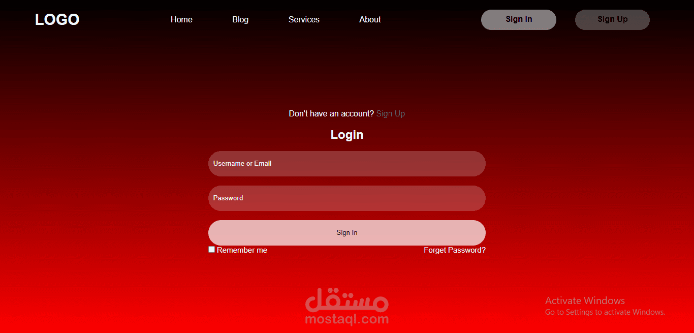 تصميم وتطوير صفحة ويب باستخدام HTML وCSS وJavaScript