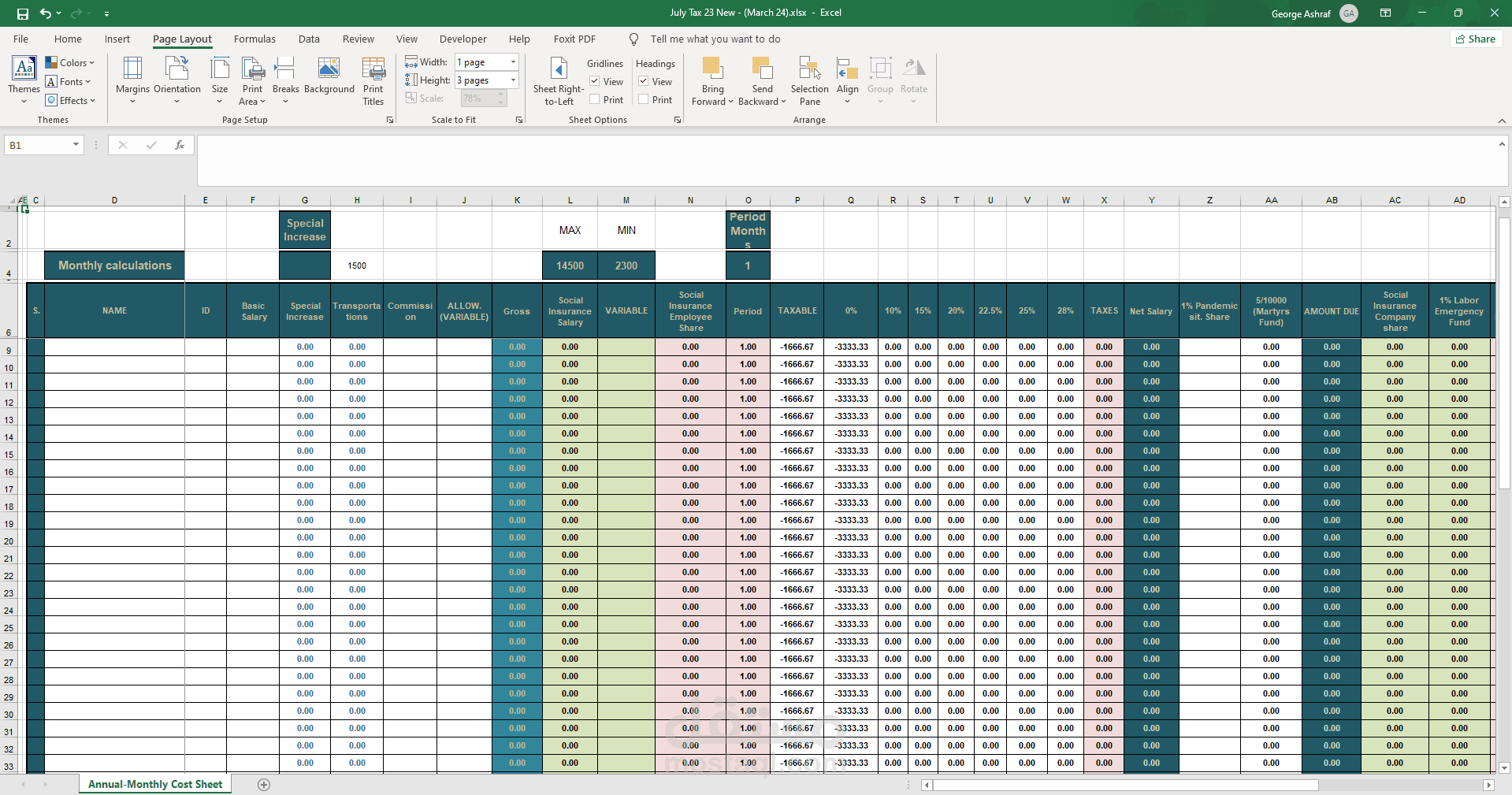 A full Payroll Cycle