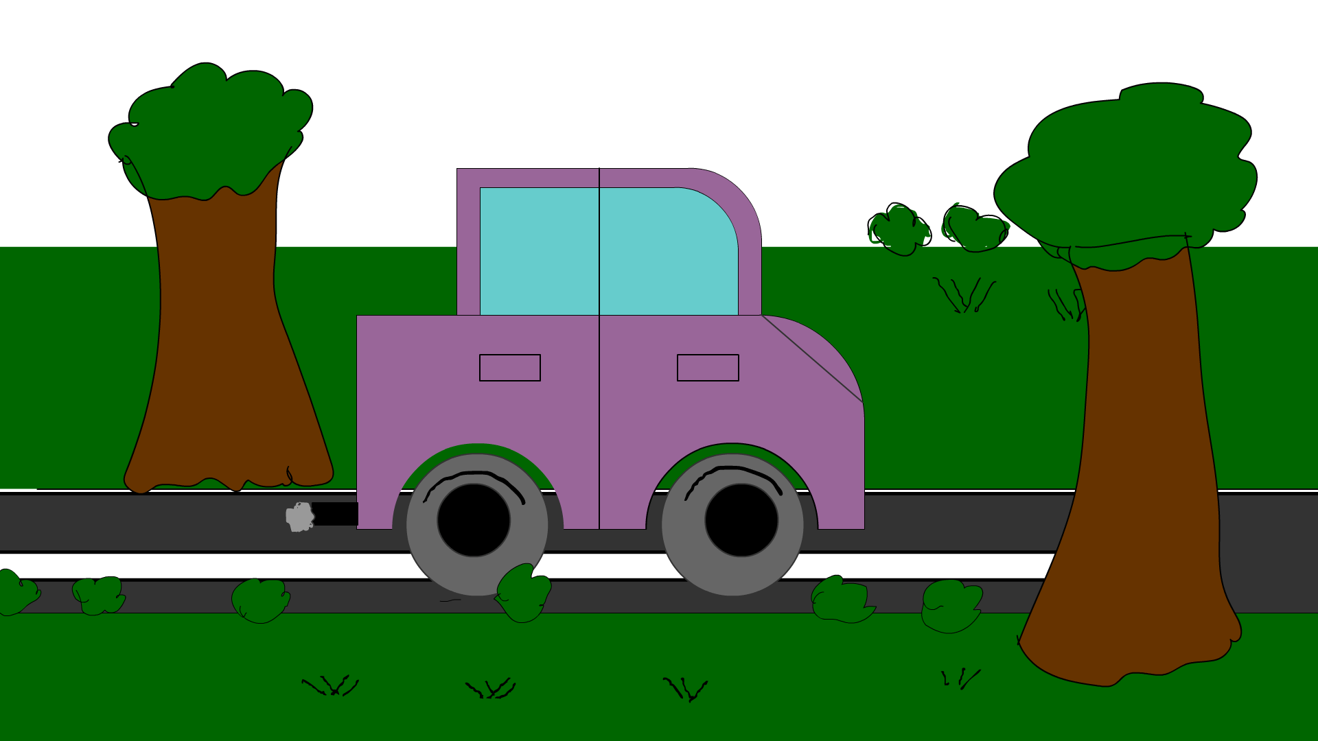 2D car animation