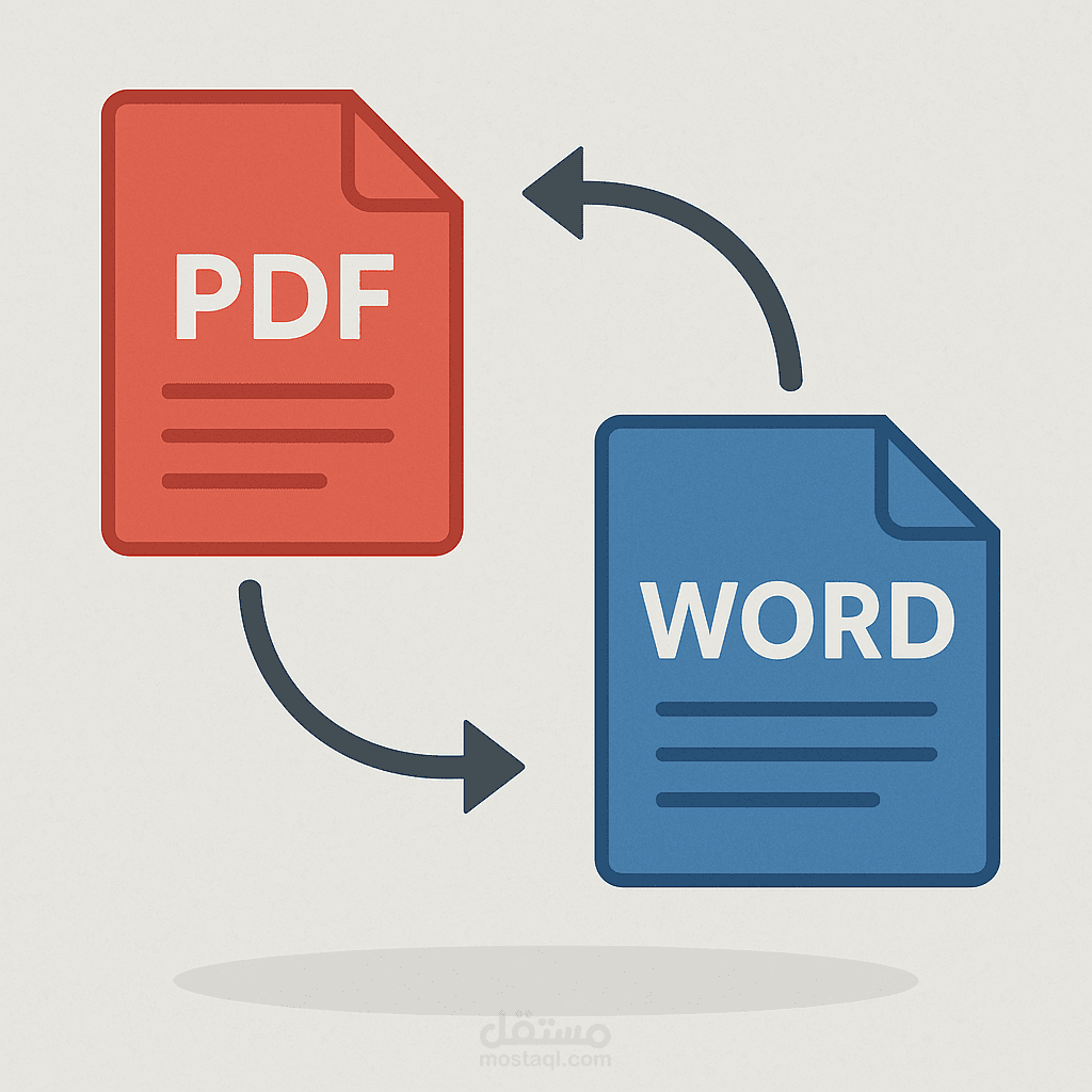 تحويل الملفات بين Word وPDF