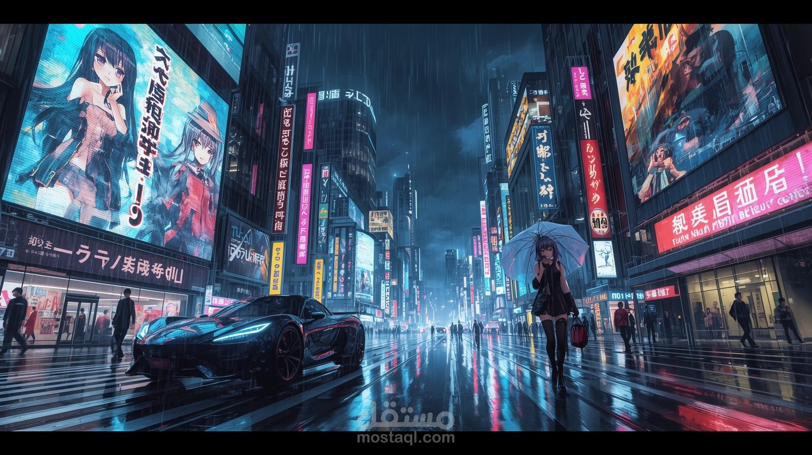 لوحة فنية رقمية بخيال علمي – جاهزة للطباعة بجودة 4K).