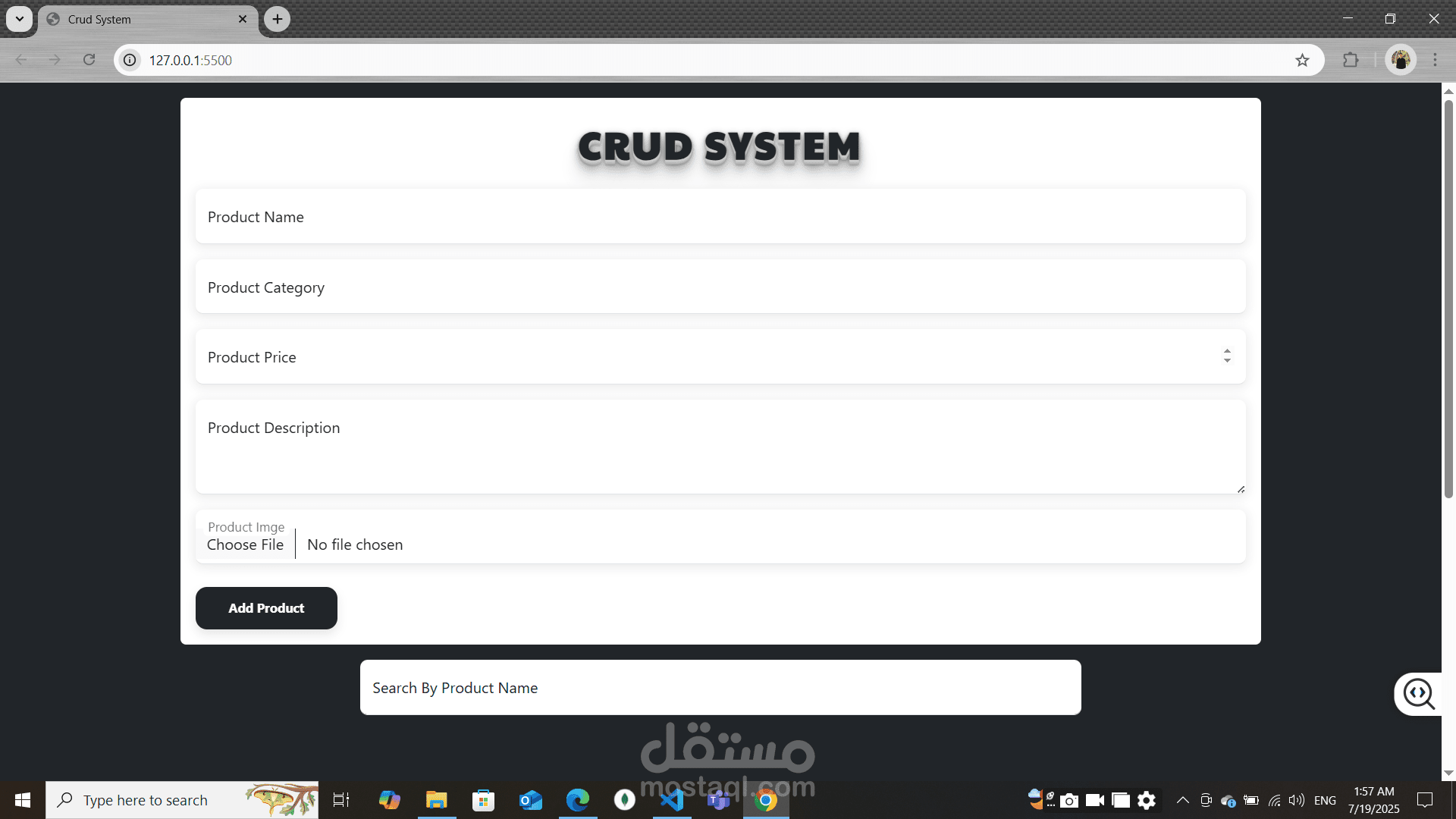 Crud System