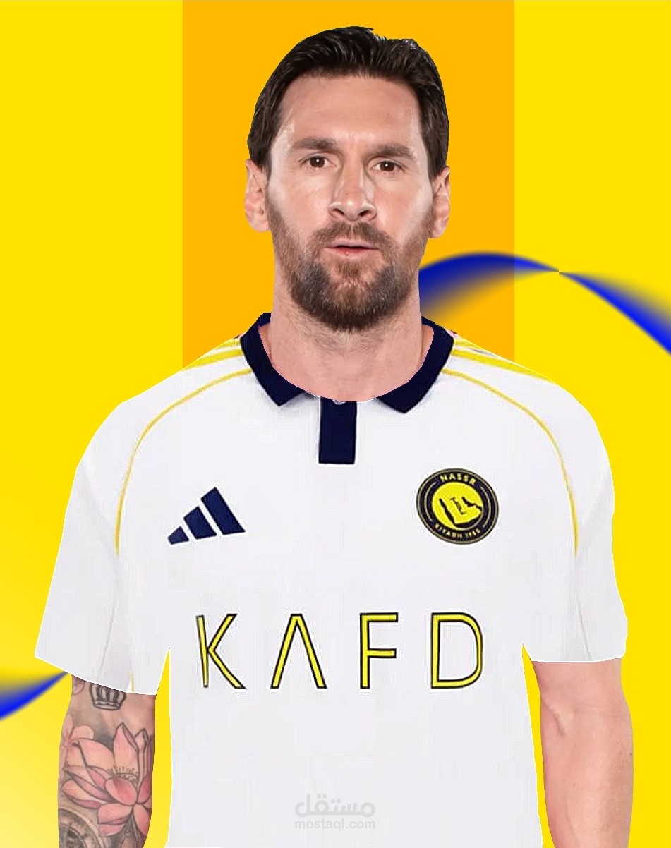 صوره فوتوشوب تغيير تيشيرت اللاعب