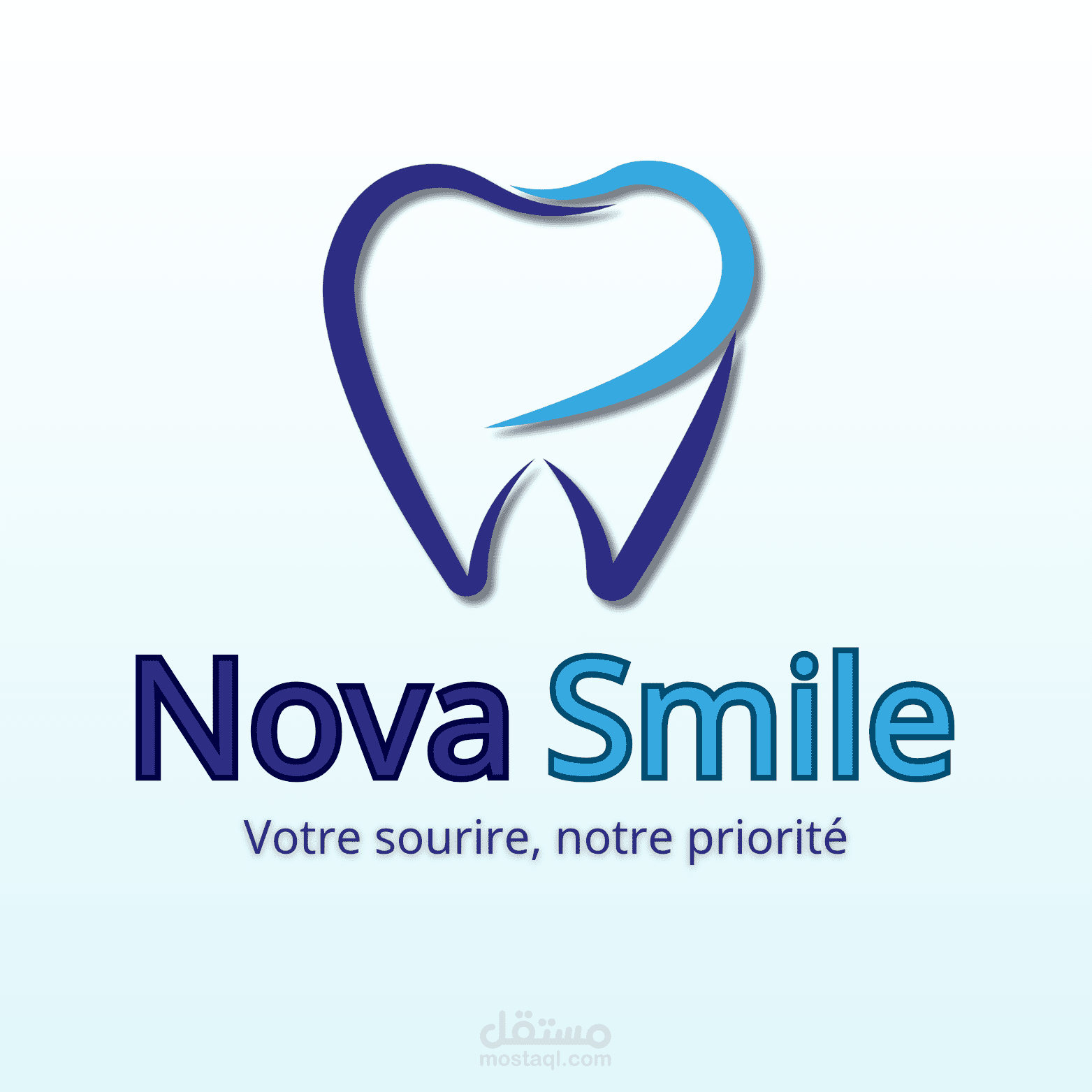 تصميم شعار احترافي لعيادة طب الأسنان – Dental Clinic Logo Design