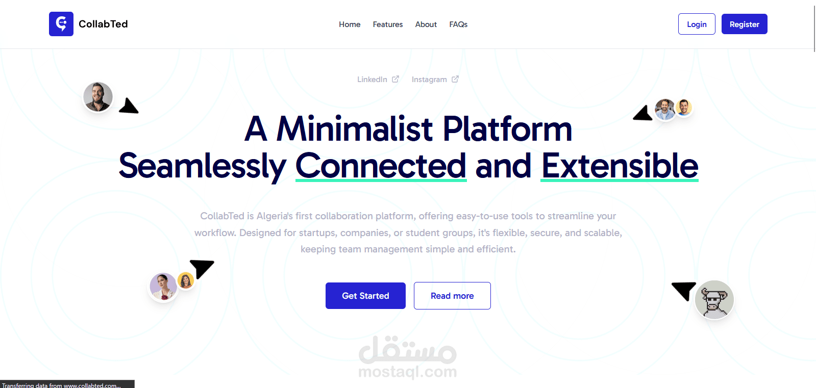 CollabTed  تعاون آمن ومنظّم بين أعضاء الفريق