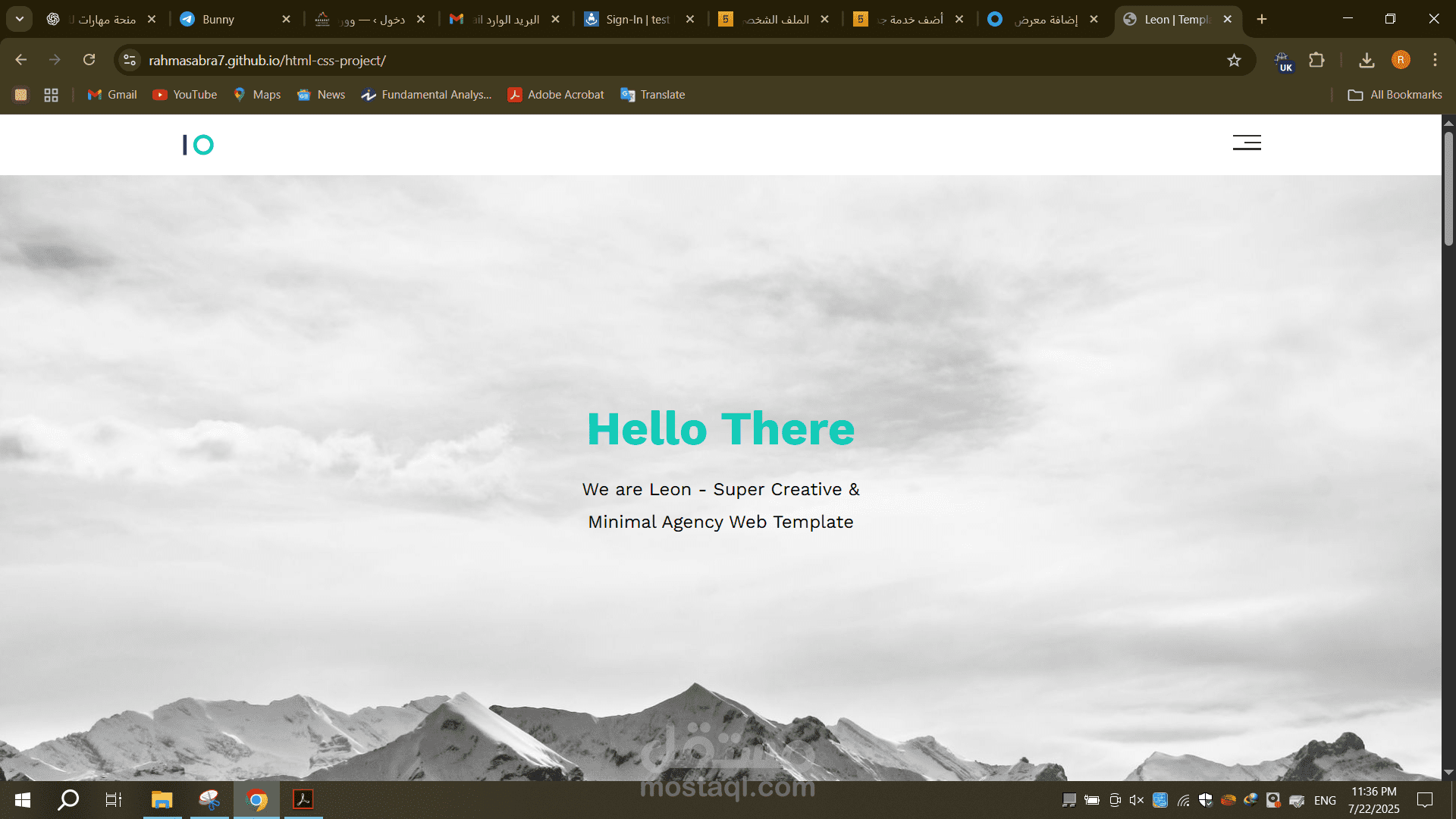 موقع html and css