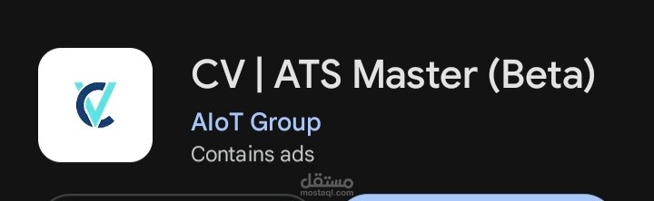 CV ATS MASTER