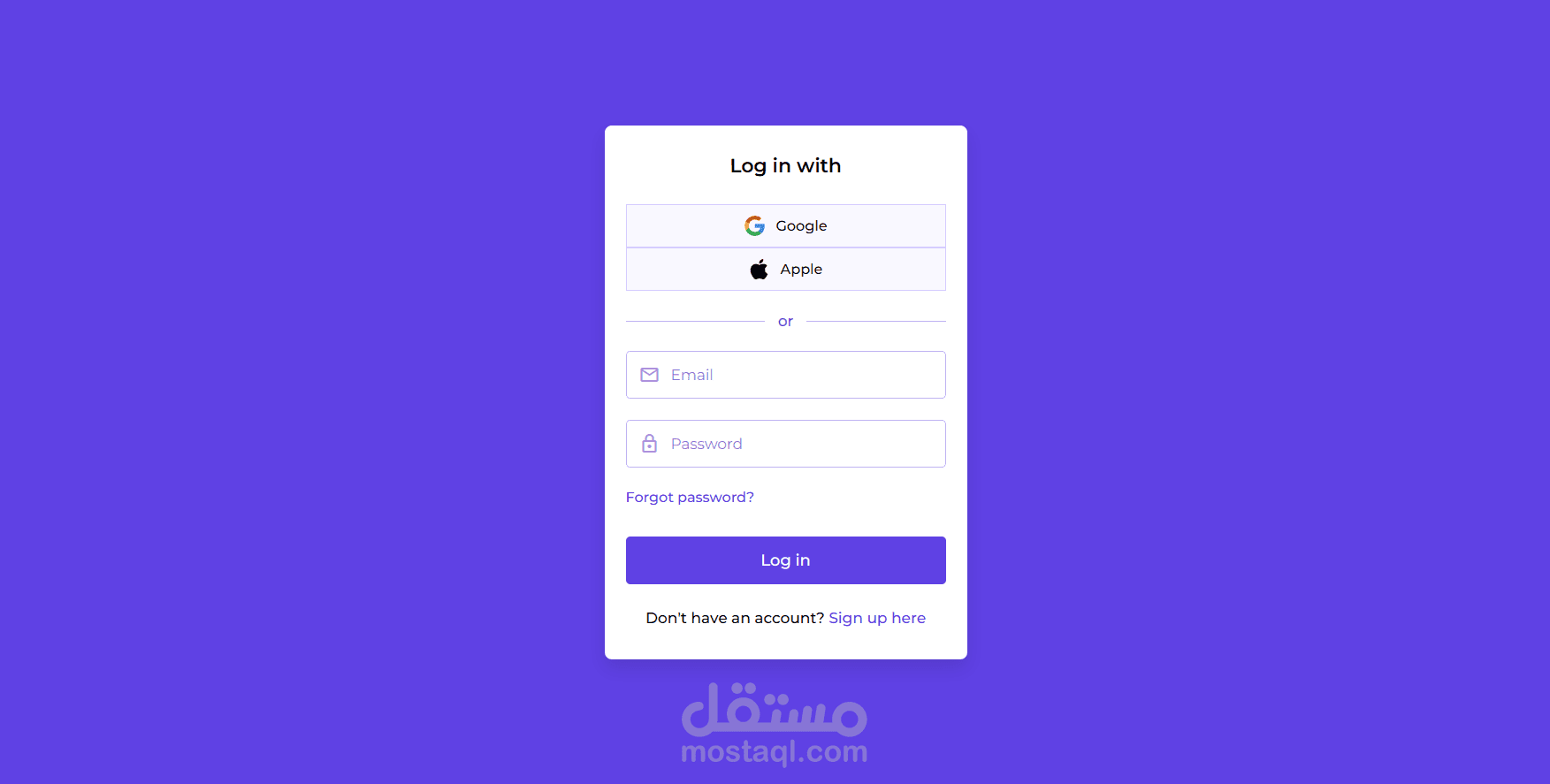 LoginPage (website)