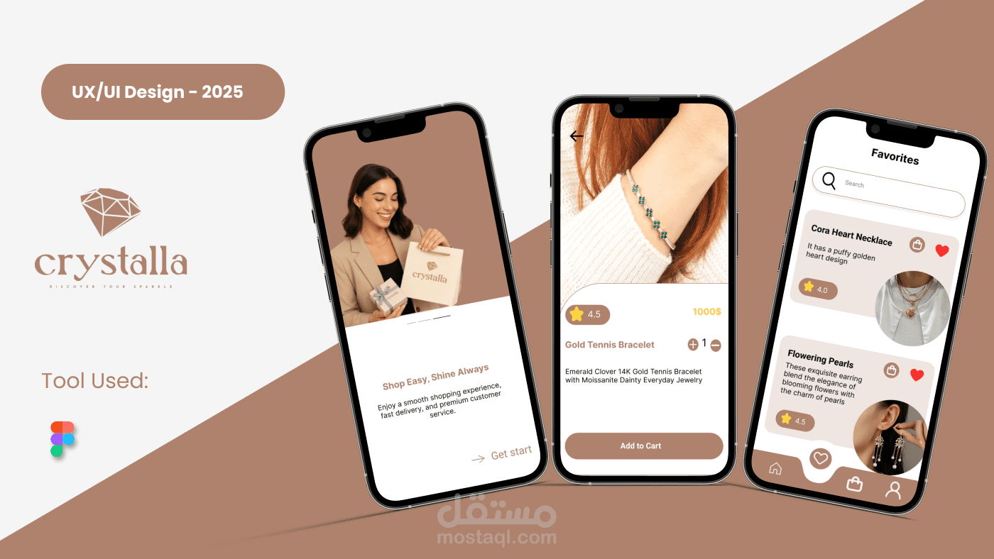 Crystalla : A jewelry e-commerce mobile application