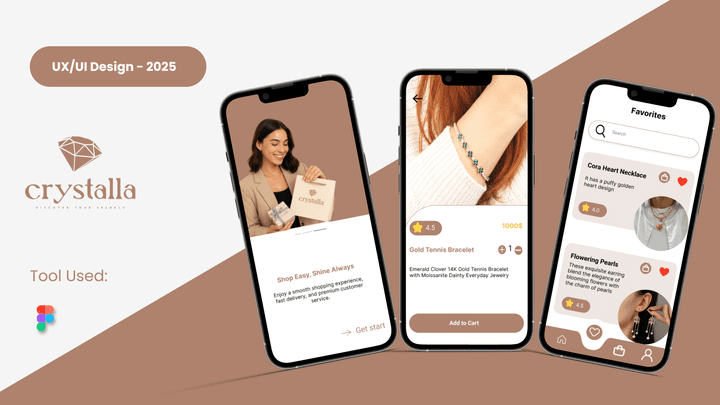 Crystalla : A jewelry e-commerce mobile application