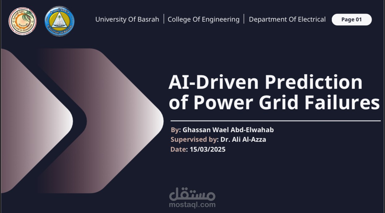 AI-Driven Prediction of Power Grid Failures